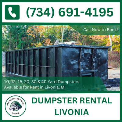 Effortless Dumpster Rental for Livonia, Michigan - Wayne County - DDD Dumpster Rental Livonia